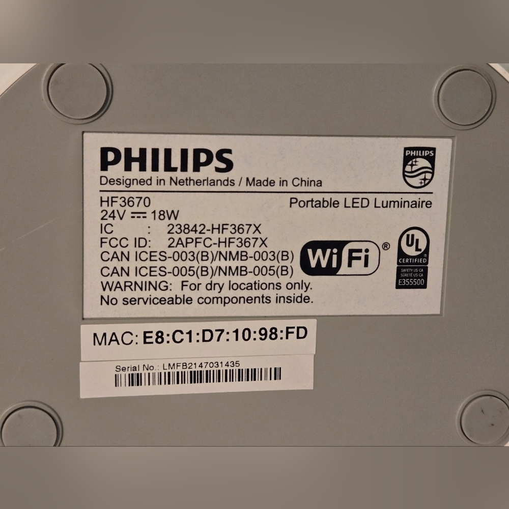 Philips SmartSleep HF3670 Smartphone Enabled Sleep and Wake-Up Smart Light - Picture 10 of 10